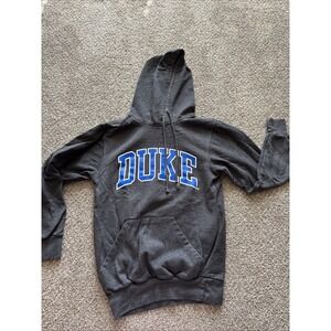 Unisex Adult MV Sport Duke University‎ Grey Hoodie Size Small